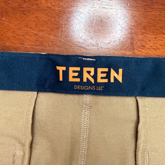 Teren Designs Daily Driver Adventure Pants Mens 32x30 Tan Khaki Stretch Travel - Picture 6 of 12